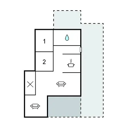 2 Bedroom Pet Friendly In Semesterbostad Knebel
